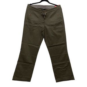 The North Face Womens Sandy Shores Pants Taupe Green Size 10 New
